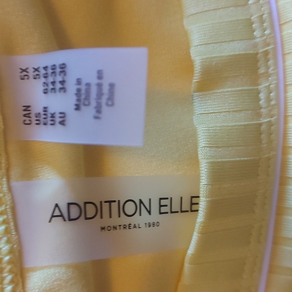 NWT 5x Addition Elle yellow bathingsuit bottoms - Picture 3 of 6